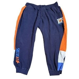 Born Fly Jogger Sweats Men's Y2K Color Panel Streetwear Zip Pocket Lounge 4XL